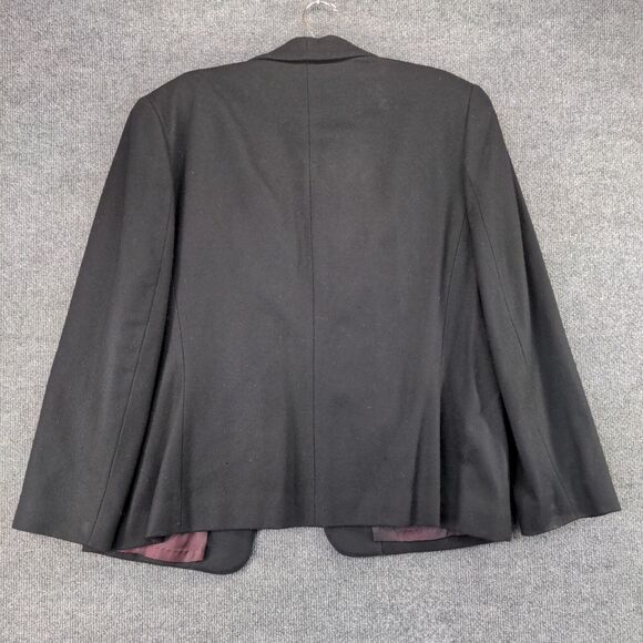 Vintage Pendleton Classic Blazer Suit Womens 16 Black One Button Wool - Picture 5 of 13